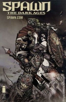 Spawn The Dark Ages #13D FN+ 6.5 2000 Stock Image