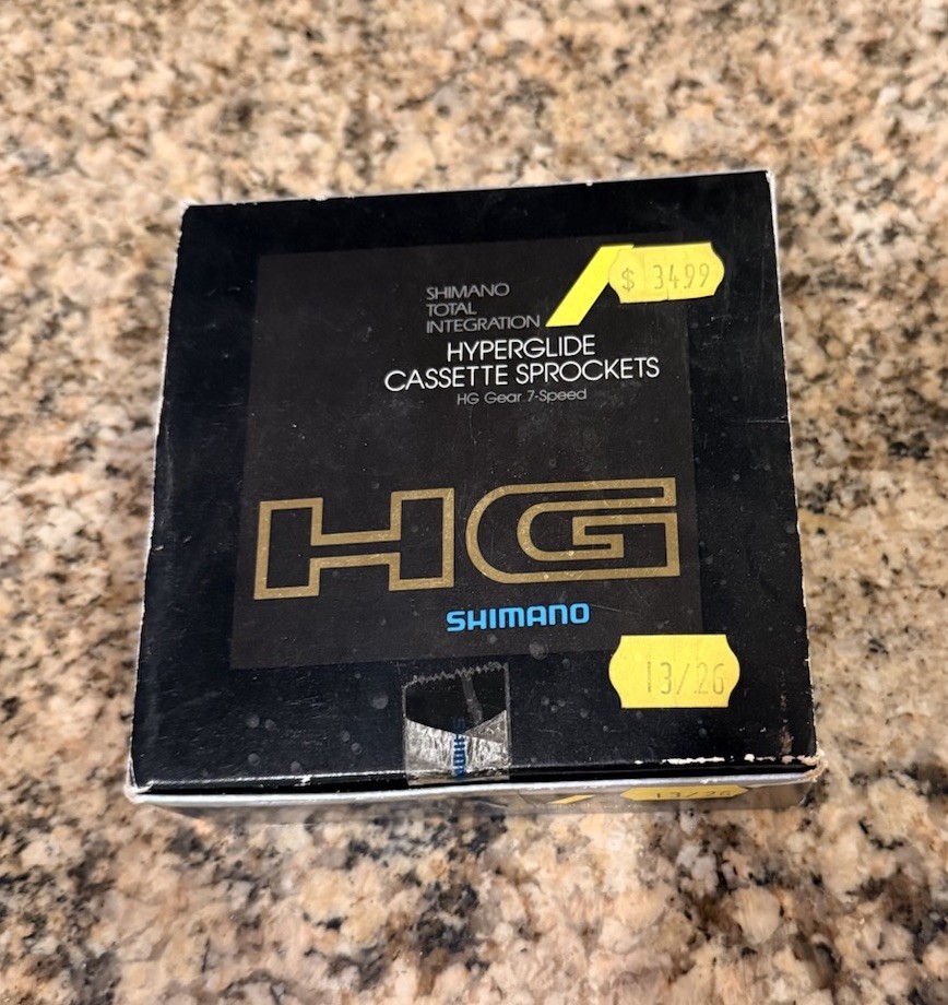NOS Shimano Hyperglide 7 Speed Cassette Sprockets NEW/Old St