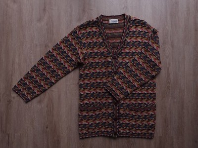 MISSONI SPORT Strickjacke Cardigan mehrfarbig 38 Wollmischung
