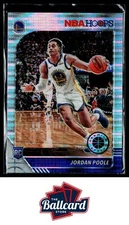 2019-20 Hoops Premium Stock #223 Jordan Poole Prizms Pulsar