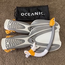 Oceanic Adult Open Heel Snorkeling Swim Fins ...