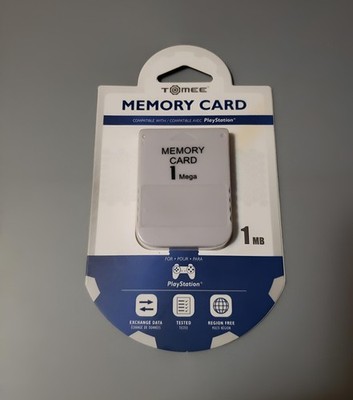 NEW Tomee Memory card for the Sony Playstation 1 System Console 1 meg 15 Block