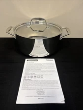 Tramontina 80116/025DS Covered Dutch Oven Stainless Steel 5 Qt Quart