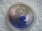 1- 2016 ELIZABETH II 5 DOLLARS COIN SILVER IN UNCIRCULATED CONDITION IN HOLDER
