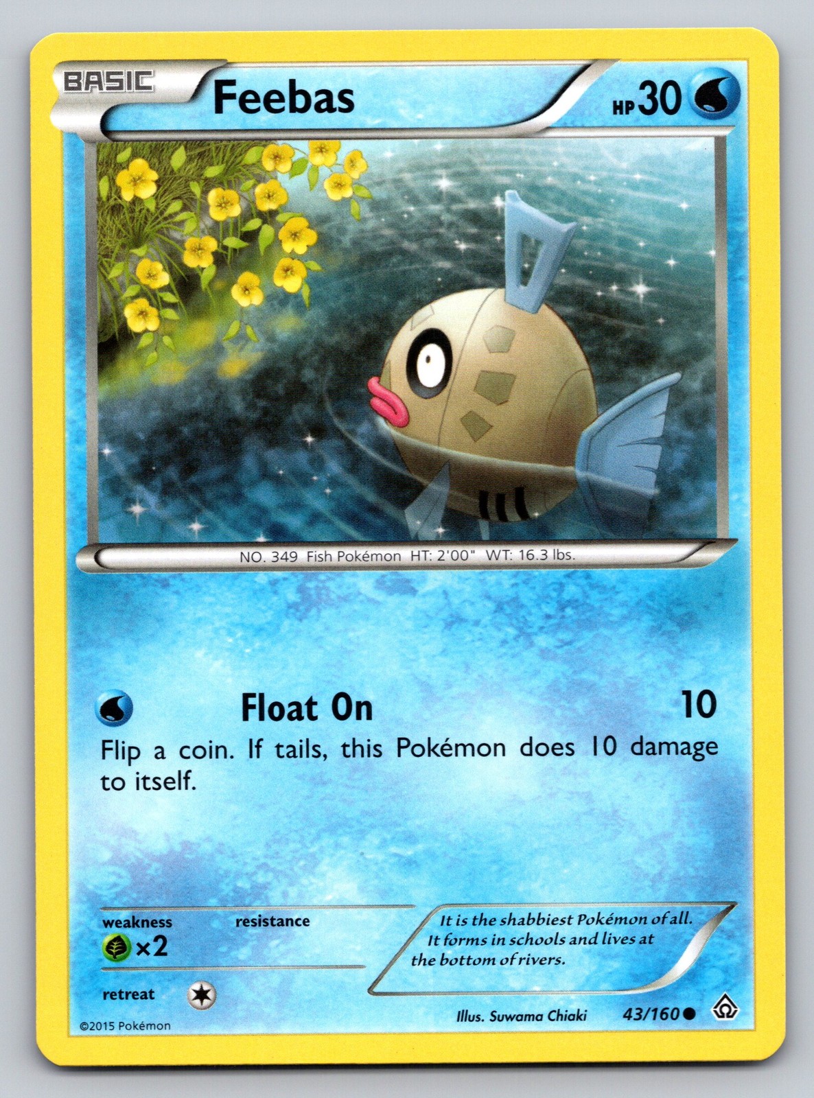 Feebas #43/160 XY - Primal Clash
