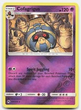 Lost Thunder Cofagrigus 100/214 NM Pokemon Reverse Holo Rare Tcg Card