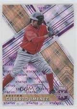 2019 Panini Elite Extra Edition Status Purple Die-Cut /125 Gilberto Jimenez s3g