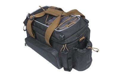 Basil Gepäckträgertasche Miles Trunkbag XL Pro dunkelgrau Fahrrad Fahrradtasche