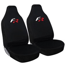 Fits SEAT Leon FR In Red - Front Car Seat Covers - Heavy Duty & 100% Waterproof