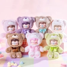 Rolife Nanci Colorful Chocolate Cutie Bear Series Plush Confirmed Blind Box Toy