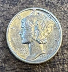 1939 P Mercury Dime Silver Uncirculated Business Strike Uncertified