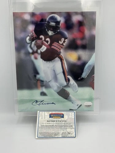 Calvin Thomas Chicago Bears Autographed Signed 8x10 Photo SBXX Champs 1986