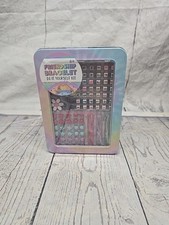 Friendship Bracelet DIY Kit w/ Alphabet Beads Strings Tin Set Ages 6