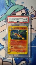 Pokémon Charizard Holo Rare PSA 8 Expedition Base Set 2002 6/165 English on eBay