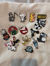 Enamel Pin Badges. Random Disney Or Cartoon. Set Of 14