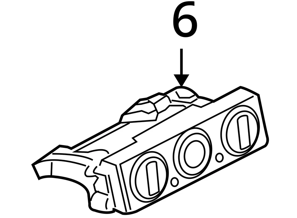 Chrysler Sebring 2003-2005 calefacción aire acondicionado control de clima AOSOS Foto 4 de 4