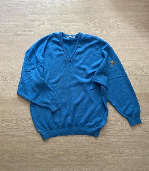 Men Lyle & Scott Sweater Blue 42 / XL / 50