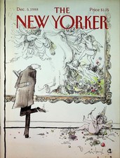 The New Yorker Full Magazine December 5 1988 Ronald Searle Fallen Angel Cherub