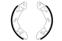 Bremsbackensatz Hinten Bosch 0 986 487 273 FÜR Austin Innocenti MG Morris Rover