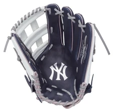 Rawlings Japan Baseball Glove MLB TEAM Hyper Tech Outfield 12.75 LH NY Yankees