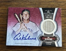 2012 Topps Five Star #FSAR-AL  Kaline Game Used Bat Relic Auto /97