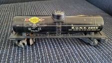 Lionel O gauge Train #2855 Die Cast Semi Scale Sunoco Tank car Original Vintage