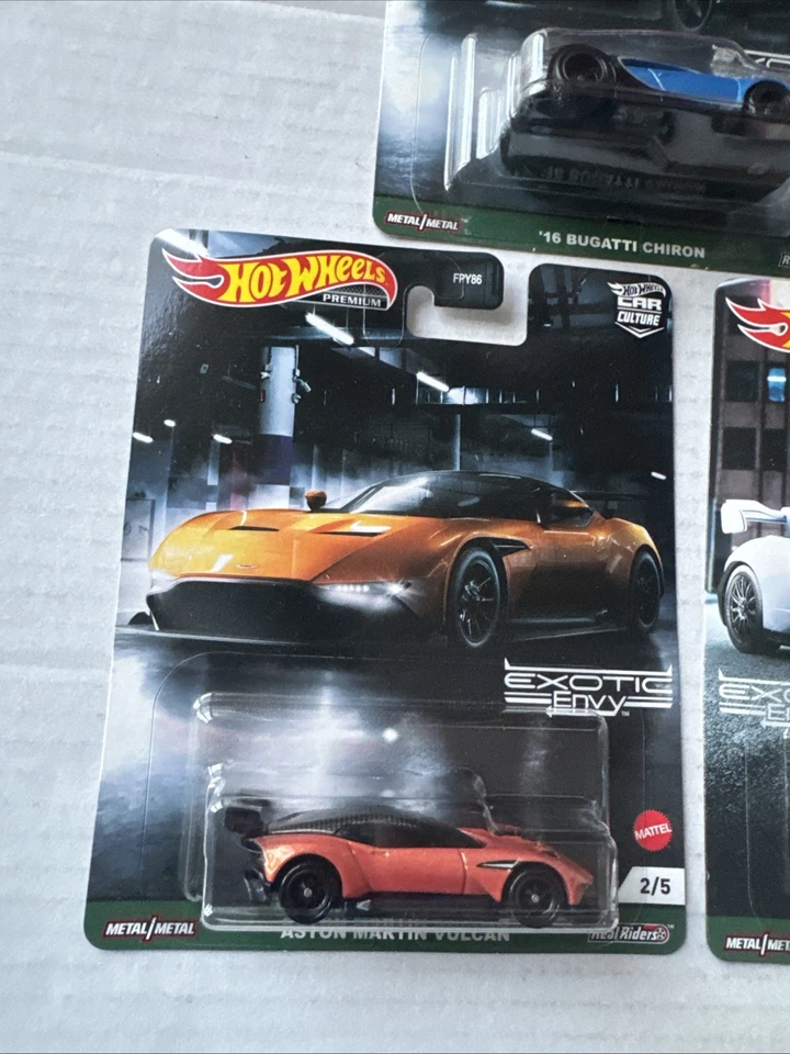 Hotwheels 1/64  🇨🇵 Exotic envy Serie 5/5 Métal et roues gomme de 2021 Bugatti - Photo 4/4