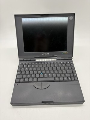 Zenith Data Systems Z-Star EX ZPJ-9861-KS Vintage Laptop Boots to