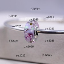 Genuine Pandora Enchanted Garden Multi-Color Murano Glass Charm Sterling Silver