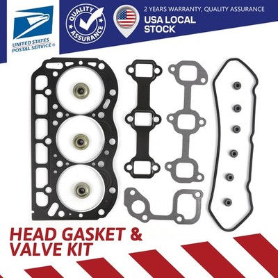 LABLT Head Gasket Valve Gasket Set For Toro 107-9907 825528 DM950 DM950D Mower