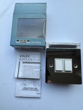 Volex 10AX 2 Gang 2 Way Switch Stainless Steel Finish  SFVX3040SS