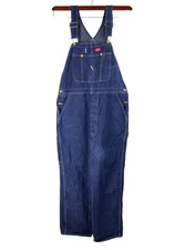 Dickies Denim Dungarees Overalls Workwear Mens 40 X 31