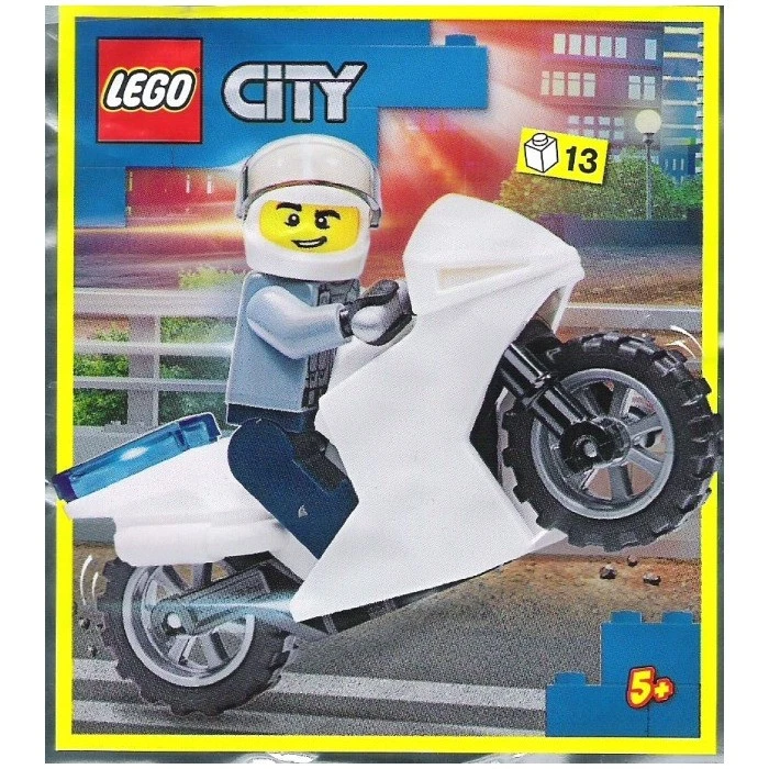 LEGO City Policeman and Motorcycle Foil Bag 952103 (SELLADO)
