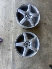 Two 2008-2014 Mercedes Cl S Class 20 Factory Oem Front Amg Wheels Cracked Two 2008-2014 Mercedes Cl S Class 20 Factory Oem Front Amg Wheels Cracked