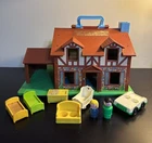 Vintage 1980’s Fisher Price Little People Family #952 - Play Dollhouse