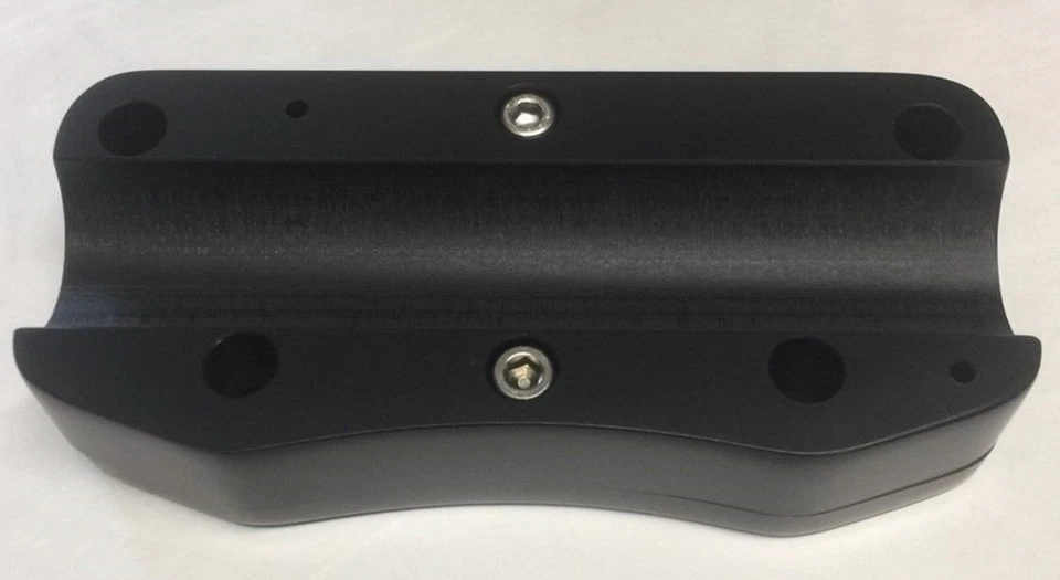 Abrazadera superior de manillar Wild 1 perno oculto negro para Harley Dyna Softail Chopper Foto 2 de 4