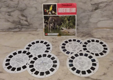 2 GAF View-Master Disneyland 3 Reel Packs - Adventureland Main Street USA