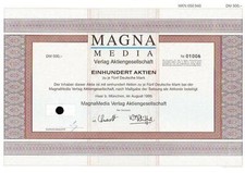 Magna Media Verlag Aktiengesellschaft 1995 500 DM