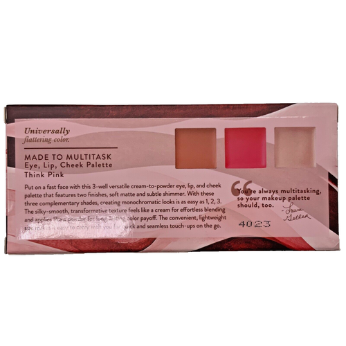 Laura Geller Eye, Lip, Cheek Palette Made To Multitask THINK PINK New Boxed - Picture 9 of 10