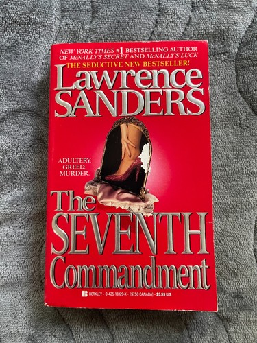 Lawrence Sanders Book Lot of 8 Detective Mystery Paperback Books - Foto 8 di 19