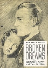 Broken Dreams 1933 British Pressbook