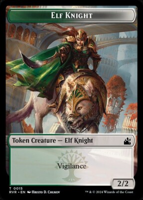 MTG Ravnica Remastered TOKEN Elf Knight (Green White 2/2) #0015 PLAYSET 4x x4 | eBay MTG Ravnica Remastered TOKEN Elf Knight (Green White 2/2) #0015 PLAYSET 4x x4 | eBay