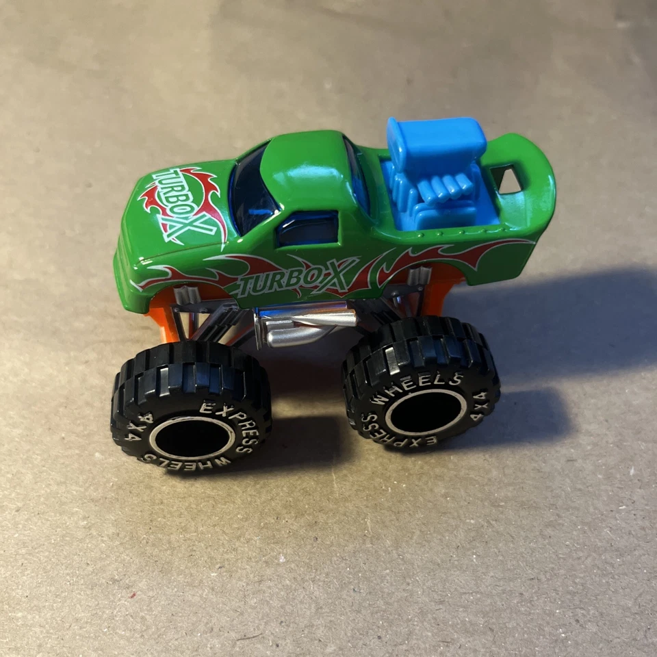 MACCHININA AUTO VINTAGE MODELLINO COLLEZIONE EXPRESS WHEELS 4X4 TURBOX - 7 CM - Immagine 4 di 4