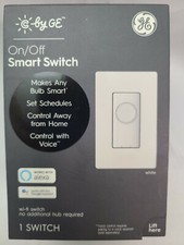 C by GE 4-Wire On/Off Button Style Smart Switch w/ Bluetooth & Wi-Fi -