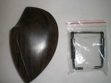 1 PC Quality Ebony Violin Chin Rest 4/4 with Chin Rest Clamp Violin Parts