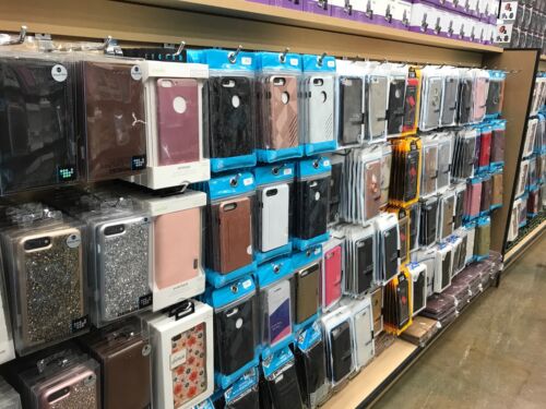 Vente en gros lot de 10 pièces Mix iPhone 7+ Plus 5,5 pouces étuis en emballage de détail - Photo 1 sur 3