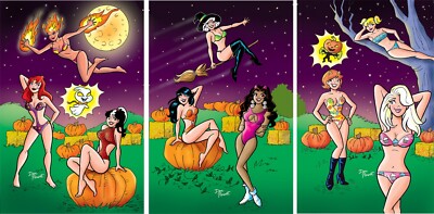 Archie Halloween Spectacular #1 Dan Parent Connecting Variants Limited 200 Rare