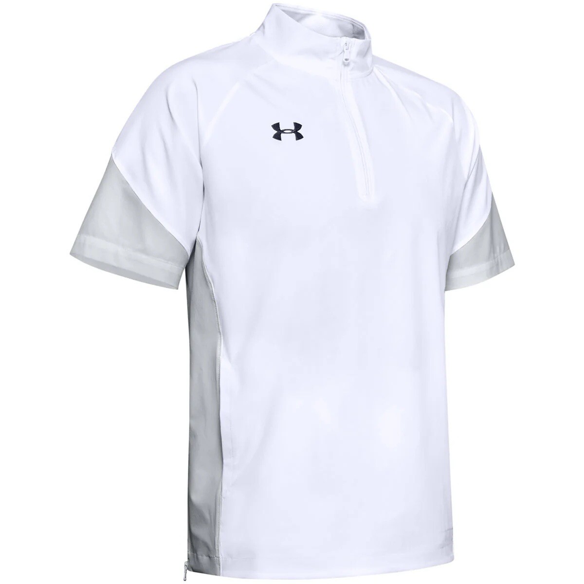 Size S- Under Armour Men's Squad Short Sleeve Coach'S 1/4 Zip