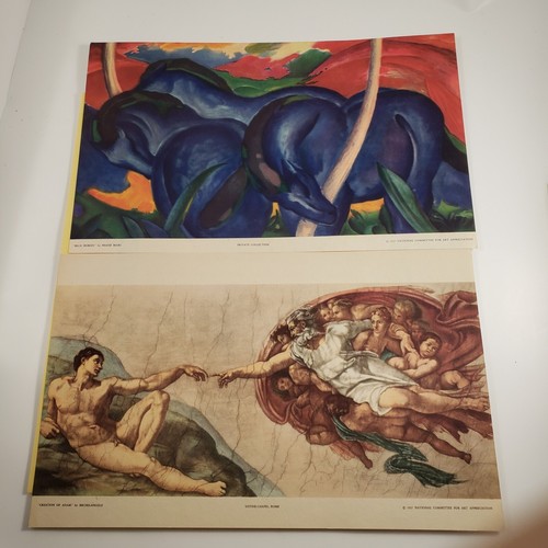 Treasures of Art 1937 National Committee Art Appreciation Color Prints With COA - Picture 6 of 11