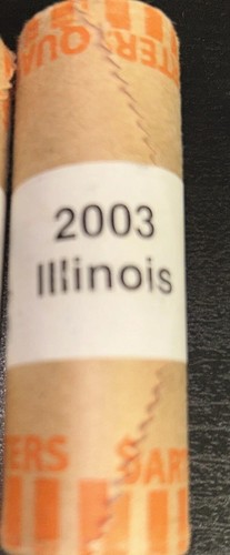 1 Roll (40pcs) Illinois Philadelphia mint Uncirculated VaVoom! Start Face+3 $13 - Picture 2 of 8